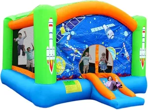 Bouncy Castles Children's Inflatable Castle Children's Toys Large Outdoor Playground Equipment Children's Slides Outdoor Children's Trampoline Colored