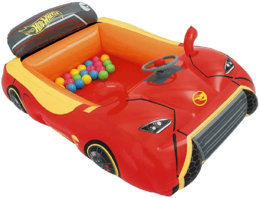 Bouncy Castles Sports Toys Inflatable Children's Lathe Children's Car Paddling Pool Indoor Children's Toy Game Fence (B) (A)