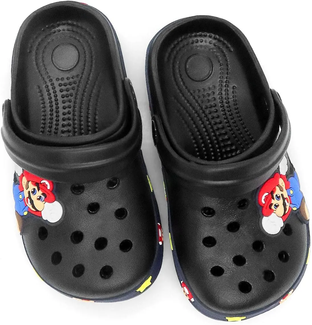 Boys Girls Clogs Cute Cartoon Toddler Garden Clogs Slip On Water Shoes Beach Slippers Sandals Children Slides