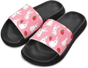 Boys Girls Slip On Slippers Cartoon Open Toe Design Comfortable Living Room Sandals for Beach Days Funny
