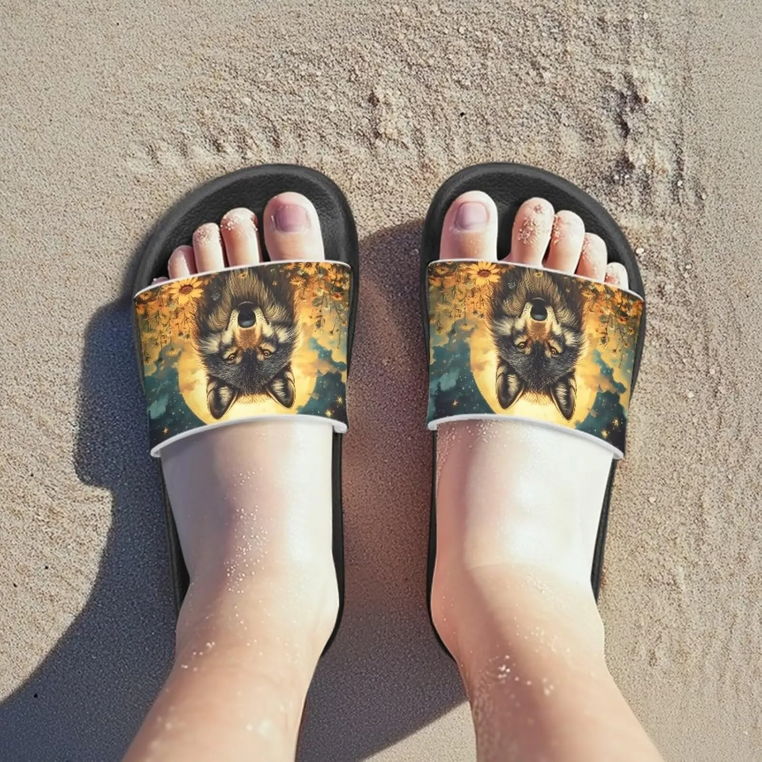 Boys Slides Non-slip Toddler Boys Cute Shower Slippers Toddler Flip Flops Beach Pool Sandals Play Family Gatherings Outdoor