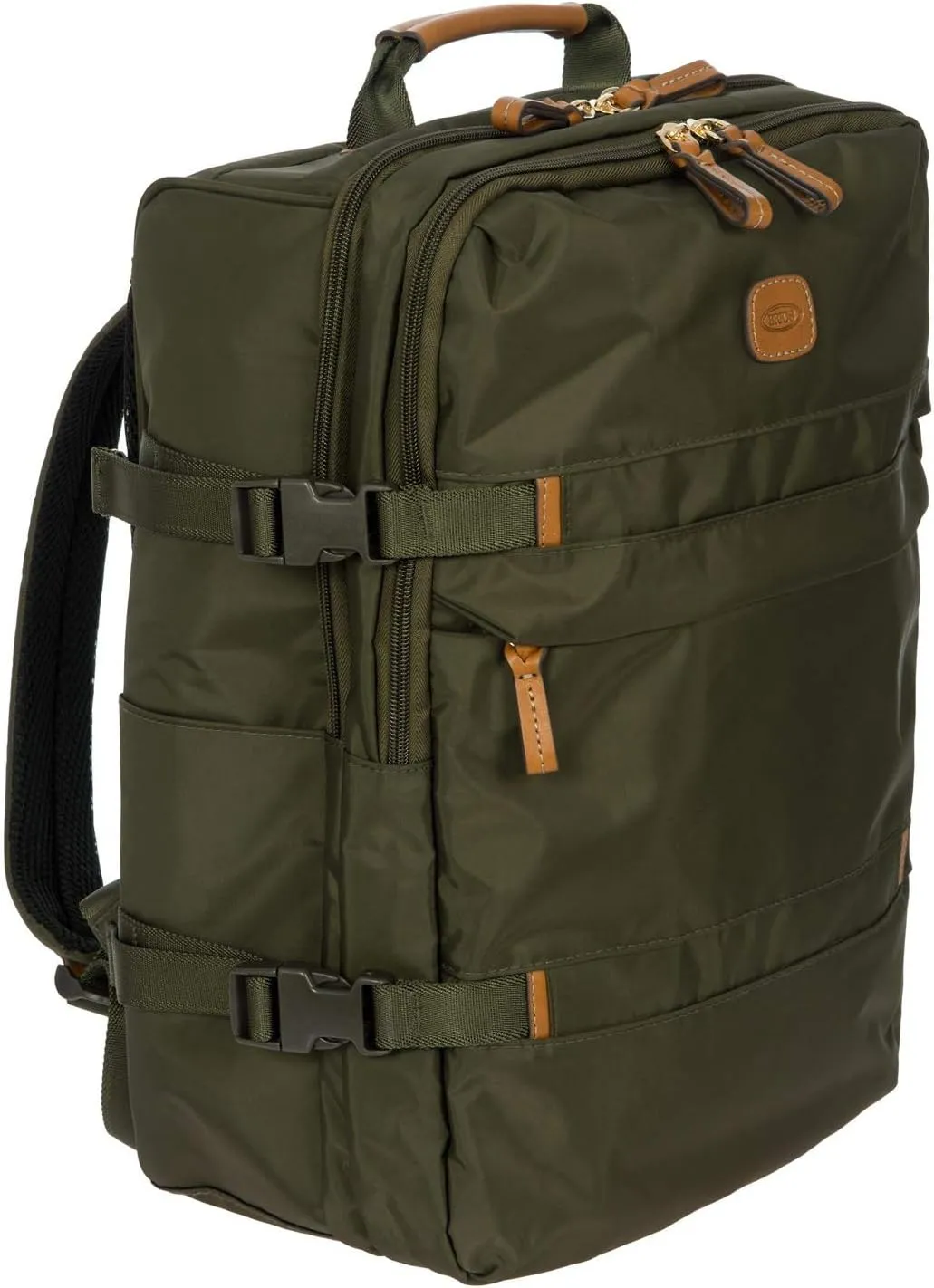 Bric's X-Travel Montagne Backpack - 16.5 Inch - Carry On Bag for Men and Women - Travel Accessory - Olive