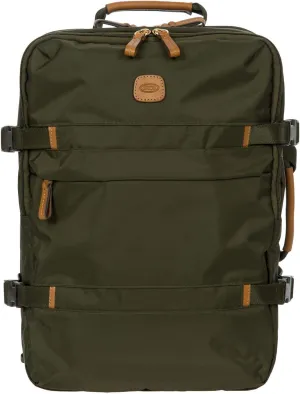 Bric's X-Travel Montagne Backpack - 16.5 Inch - Carry On Bag for Men and Women - Travel Accessory - Olive