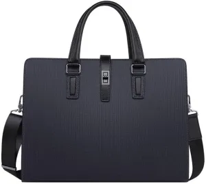 Briefcase Men's Business Large Capacity Leather Men's Handbag Shoulder Bag Crossbody Bag Business Bag