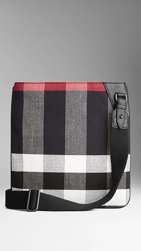 Burberry - Canvas Check Crossbody Bag