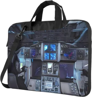 Cabin Of The Future Ultra-Thin Waterproof Laptop Bag With Shoulder Strap And Handle For Daily Business Trips13 Inch