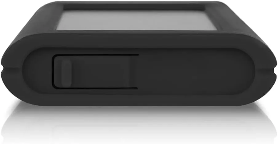 CalDigit Tuff Nano Plus 2TB - Compact Rugged IP67 Waterproof USB-C 3.2 Gen 2 10Gb/s External NVME SSD, Compatible with Thunderbolt 4 Mac and PC, Up to 1055MB/s (2TB Nano Plus, Charcoal Black)