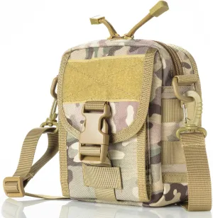 Camo Binocular & Rangefinder Case,Life Waterproof, Inside the Foam Cushion Shockproof, Suitable for Hunting Hiking Travel to Carry（Binoculars Below 42mm for General Use）