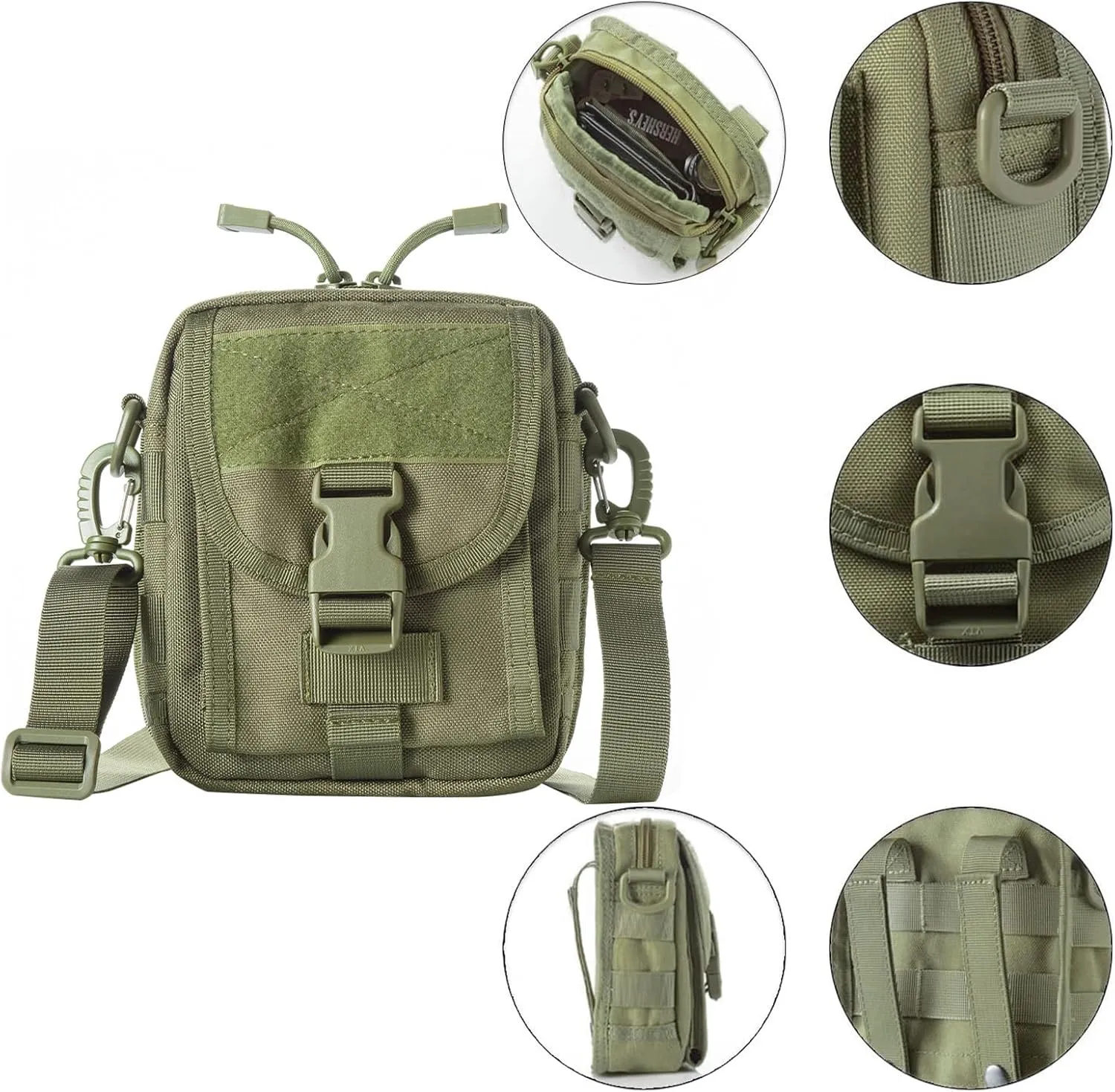Camo Binocular & Rangefinder Case,Life Waterproof, Inside the Foam Cushion Shockproof, Suitable for Hunting Hiking Travel to Carry（Binoculars Below 42mm for General Use）