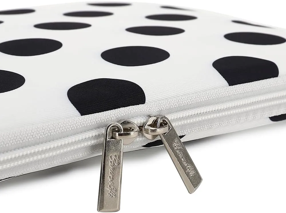 Canvaslife Waterproof Patten Laptop Sleeve 14 inch 14.0 inch Laptop case Bag (Black dot)