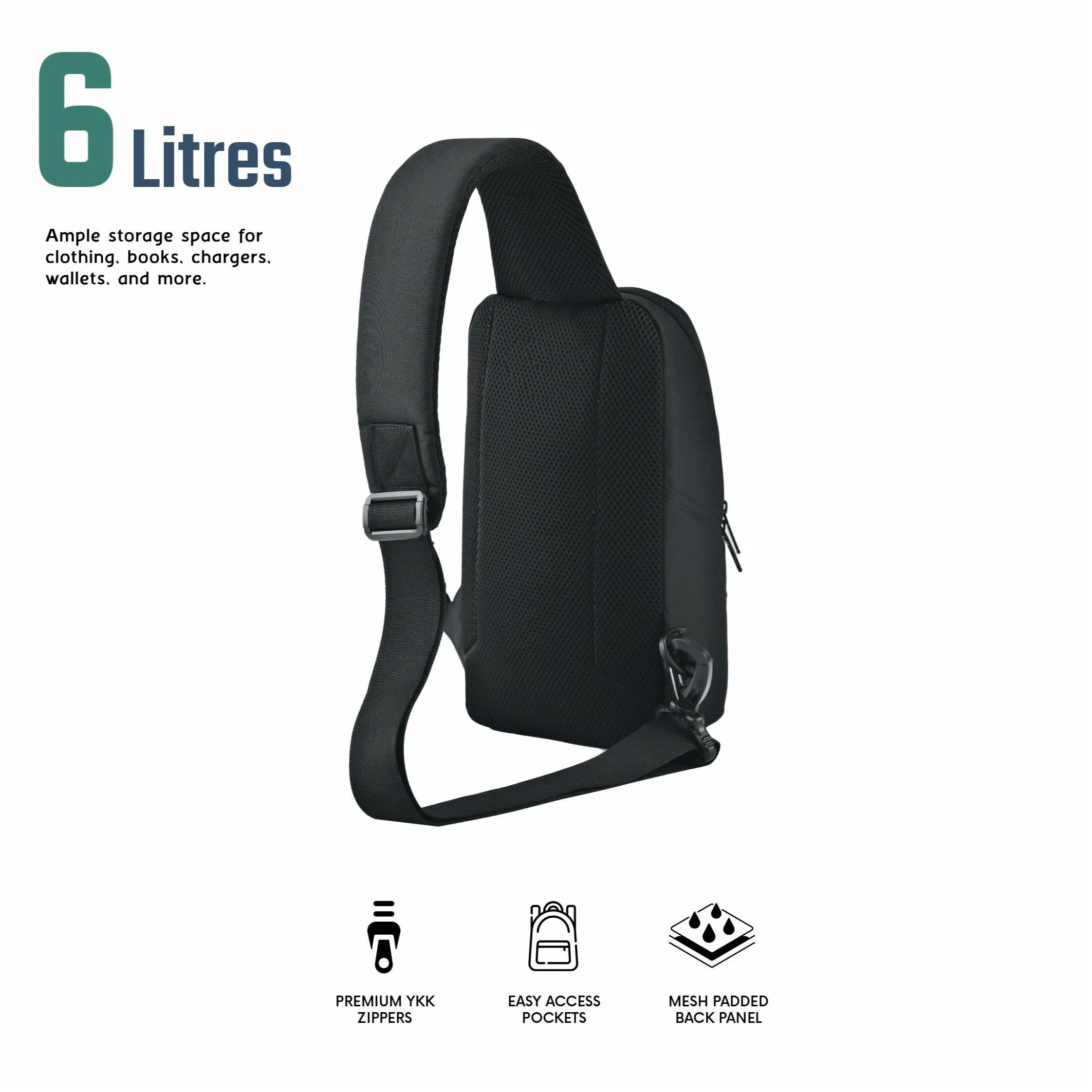 Carriz-Crossbody Backpack-CRB01-Black