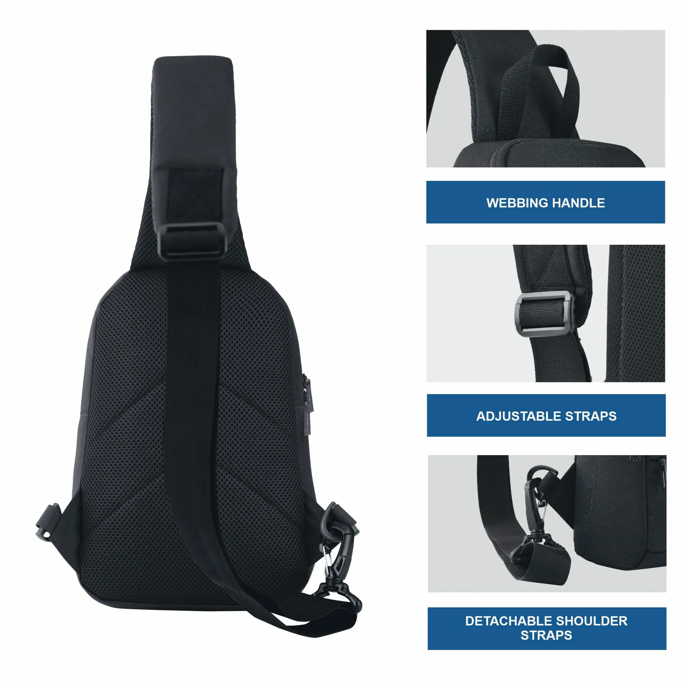 Carriz-Crossbody Backpack-CRB03-BLACK