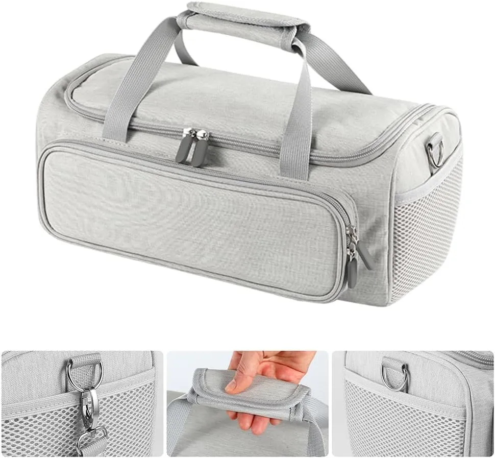 Carrying Case for Cricut Joy Xtra, for Cricut Joy Xtra accessories Cricut Tools Sewing Machine Carrying Case, for sewing machine bag and Travel Carry Store Various Supplies (Grey)