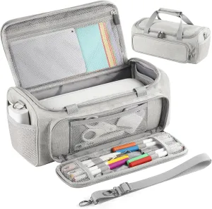 Carrying Case for Cricut Joy Xtra, for Cricut Joy Xtra accessories Cricut Tools Sewing Machine Carrying Case, for sewing machine bag and Travel Carry Store Various Supplies (Grey)