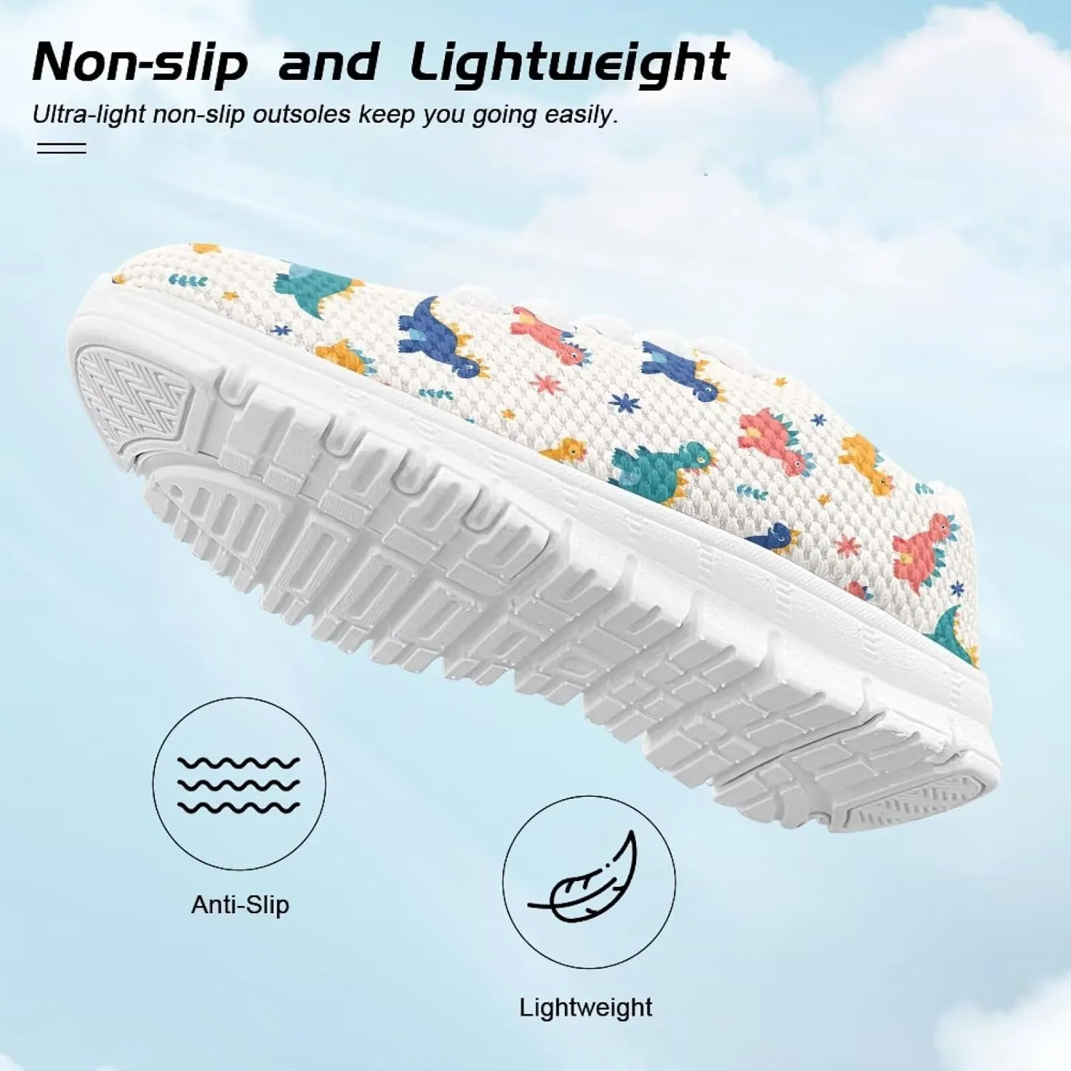Cartoon Animal Kids Tennis Shoes Girls Running Walking Sports Sneakers Lightweight for Little Kid Size11-13/ Big Kids Size1-5