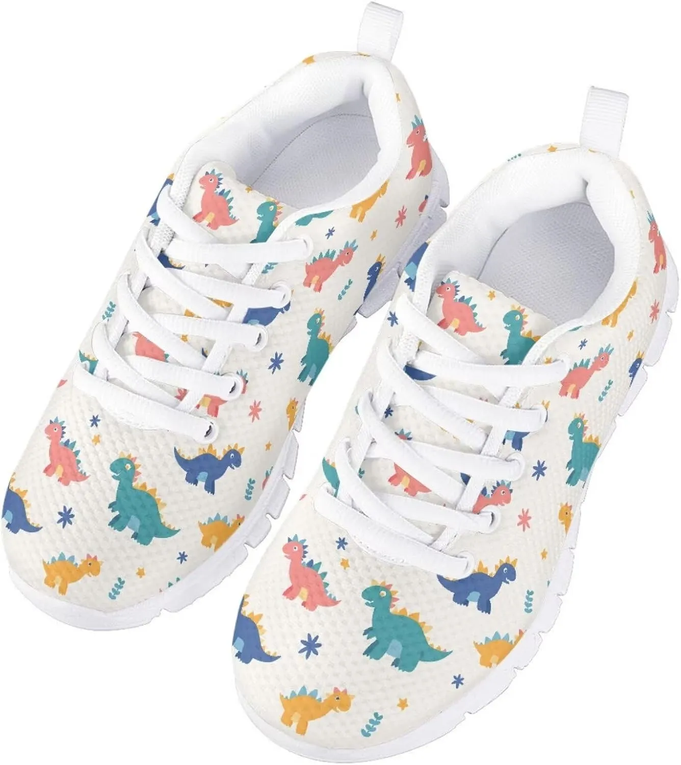 Cartoon Animal Kids Tennis Shoes Girls Running Walking Sports Sneakers Lightweight for Little Kid Size11-13/ Big Kids Size1-5