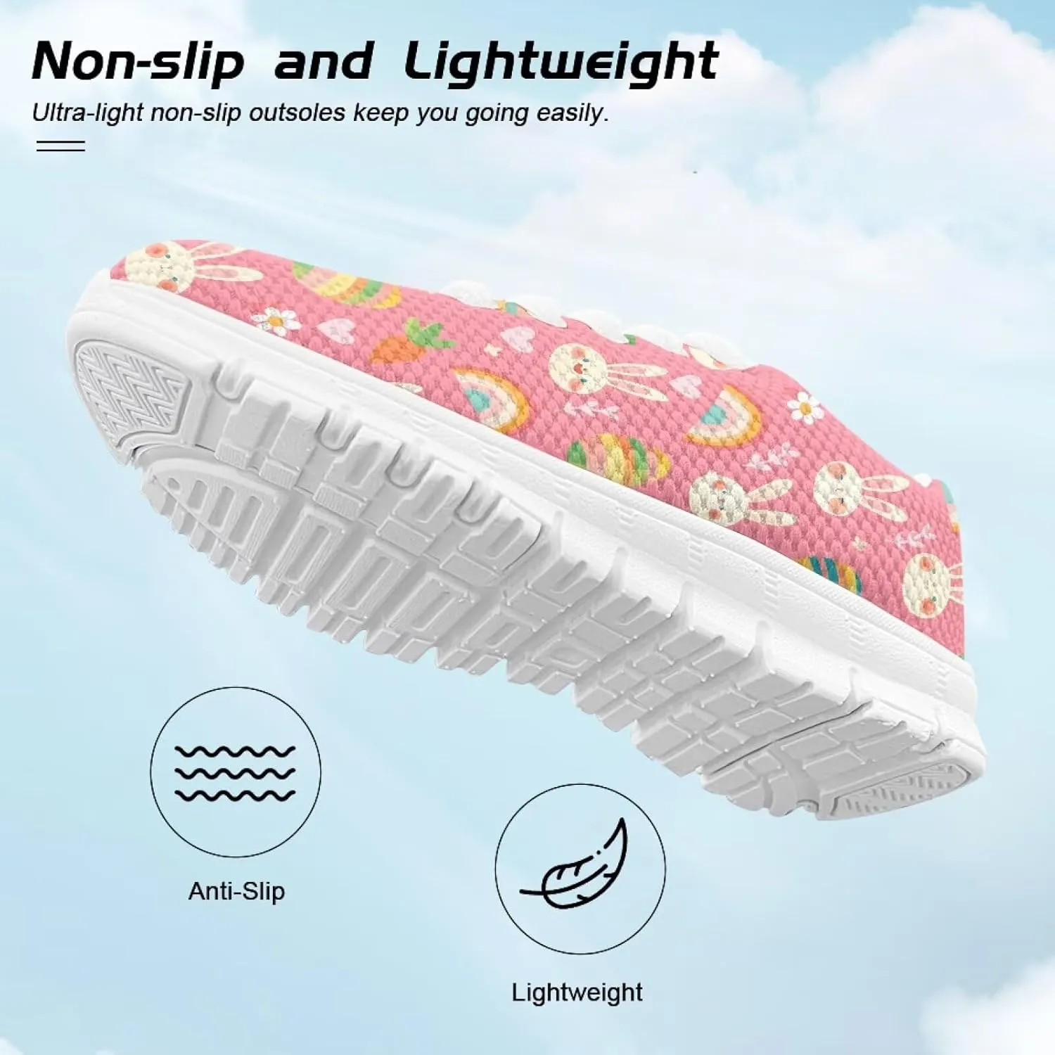 Cartoon Animal Kids Tennis Shoes Girls Running Walking Sports Sneakers Lightweight for Little Kid Size11-13/ Big Kids Size1-5