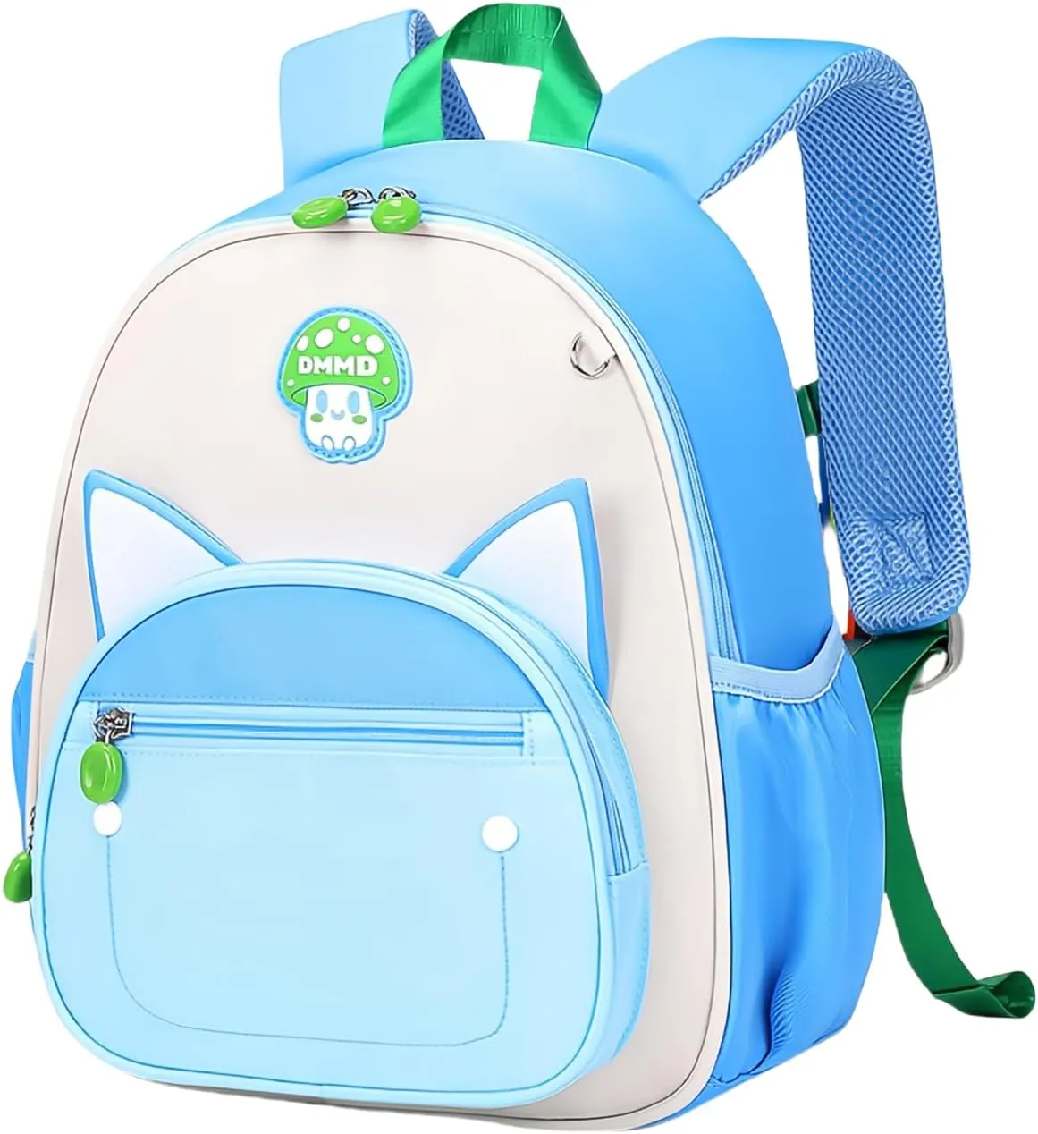 Cartoon Cat Toddler Kids Backpack for Boys Girls Preschool Kindergarten Backpack Mini Bookbag for Children Blue