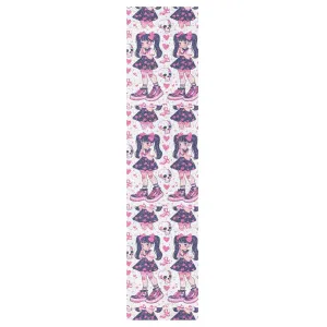 Cartoon Cute Doll Skeleton Skateboard Grip Tape roll Waterproof Fusion Scooter Grip Tape longboards Grip Tape Anti Slip mini Cruiser Skateboard Grip, 44×10 Inch