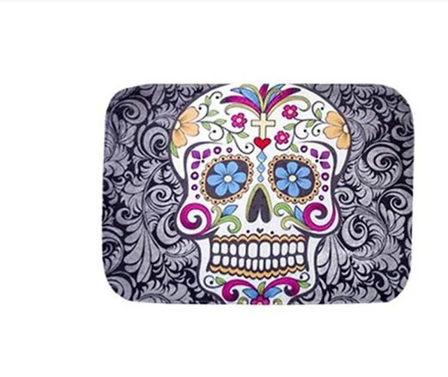 Cartoon floor mats Creative enamel carpets Plush children's bedroom entry mats