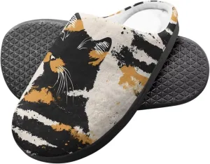 Cartoon Winter Plush Warm Slippers for Kids Boys Girls Slip On House Slippers Flannel Fuzzy Indoor Shoes SizeUS 9-15