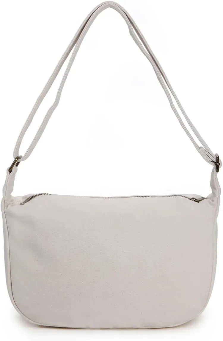 Casual Crossbody Purse,Ladies Fashion Crossbody Satchel Canvas Purse for Women
