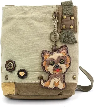 CHALA Handbag Patch Crossbody Canvas-Sand (Yorkshire)