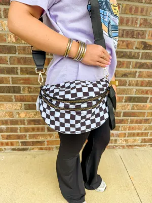Checkered Crossbody Bag