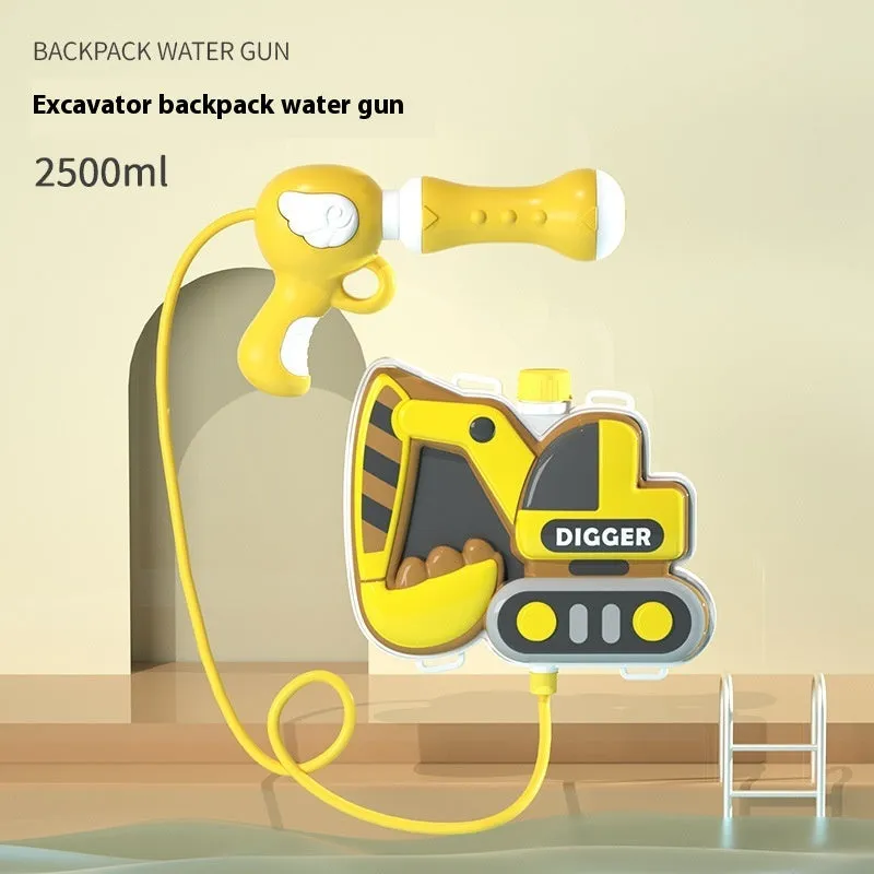 Children's Cartoon Backpack Water Gun Water Beach Toys