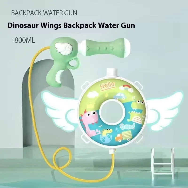 Children's Cartoon Backpack Water Gun Water Beach Toys