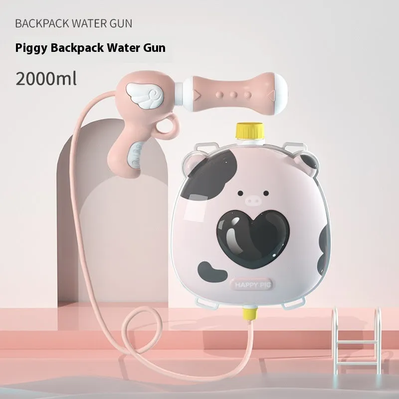 Children's Cartoon Backpack Water Gun Water Beach Toys