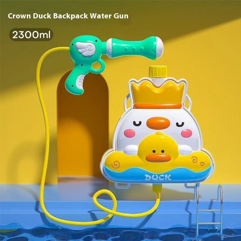 Children's Cartoon Backpack Water Gun Water Beach Toys
