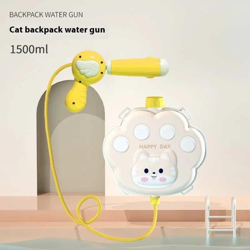 Children's Cartoon Backpack Water Gun Water Beach Toys