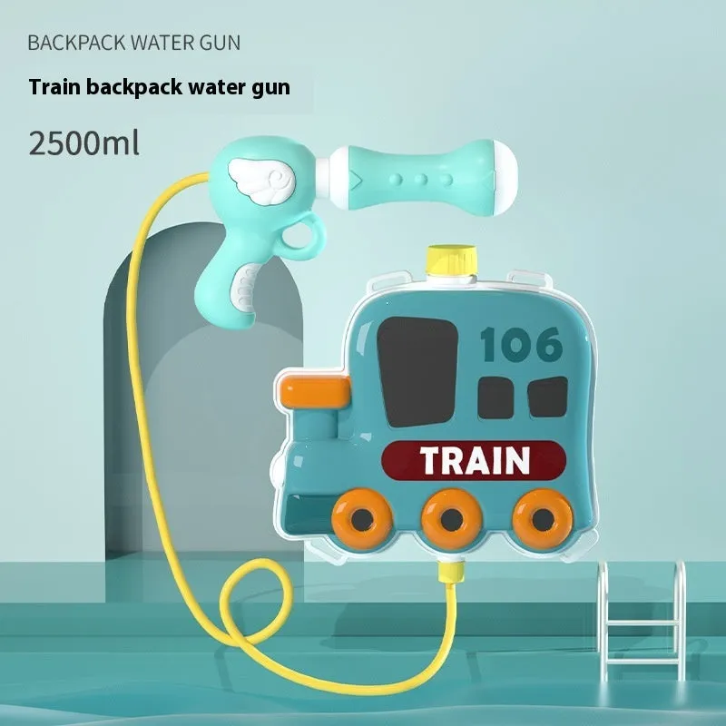 Children's Cartoon Backpack Water Gun Water Beach Toys