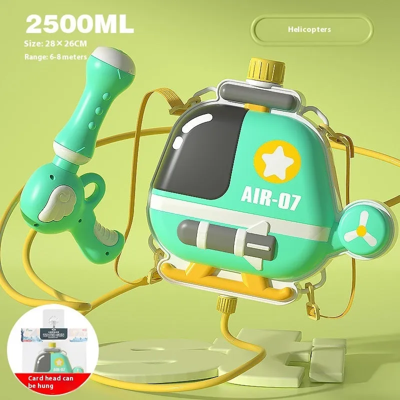 Children's Cartoon Backpack Water Gun Water Beach Toys
