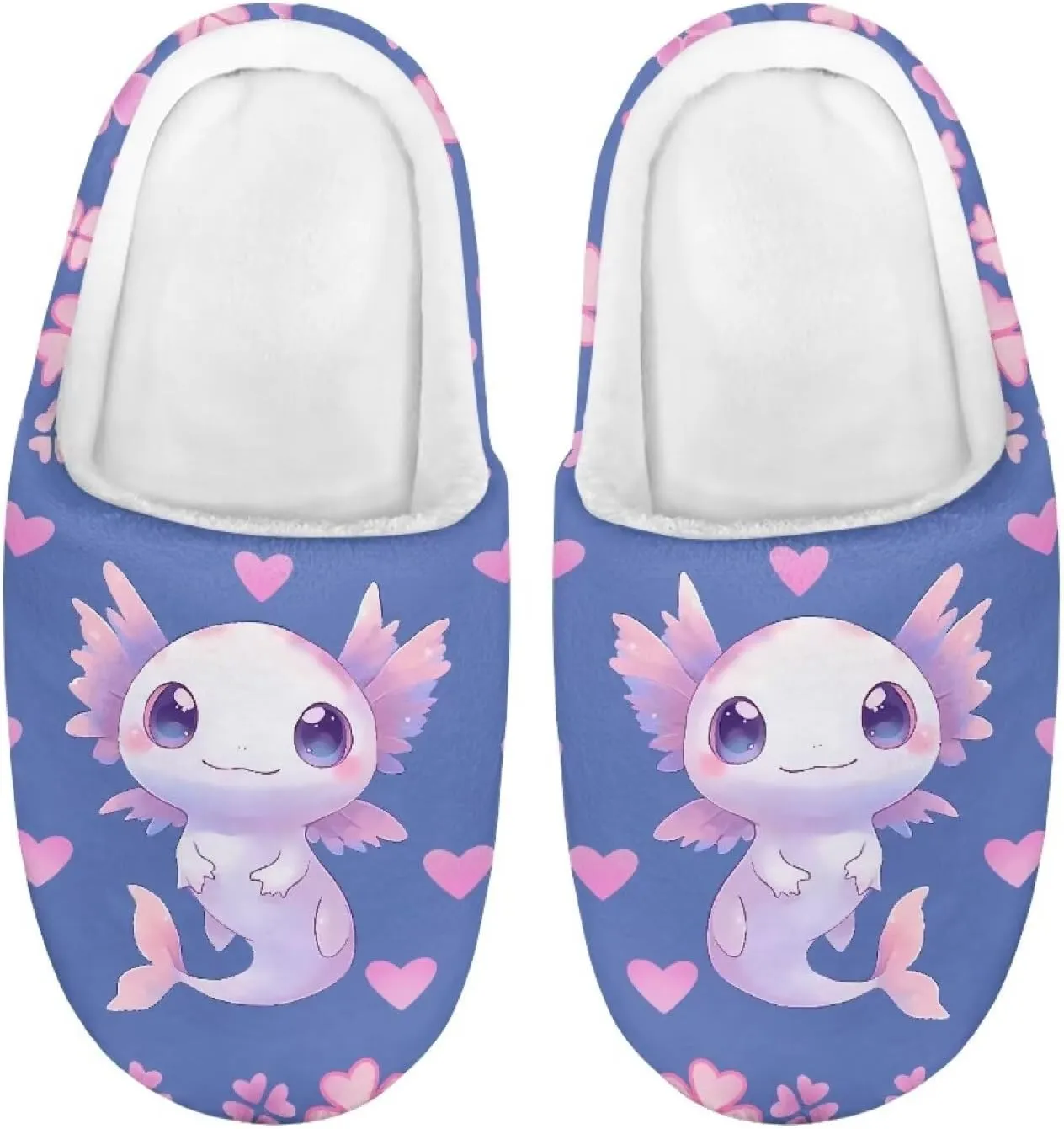 Children's Plush Slippers Cozy Plush Slip-on House Shoes with Memory Foam Warm Winter Kids Non-Slip Indoor Slipper