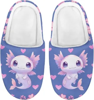 Children's Plush Slippers Cozy Plush Slip-on House Shoes with Memory Foam Warm Winter Kids Non-Slip Indoor Slipper