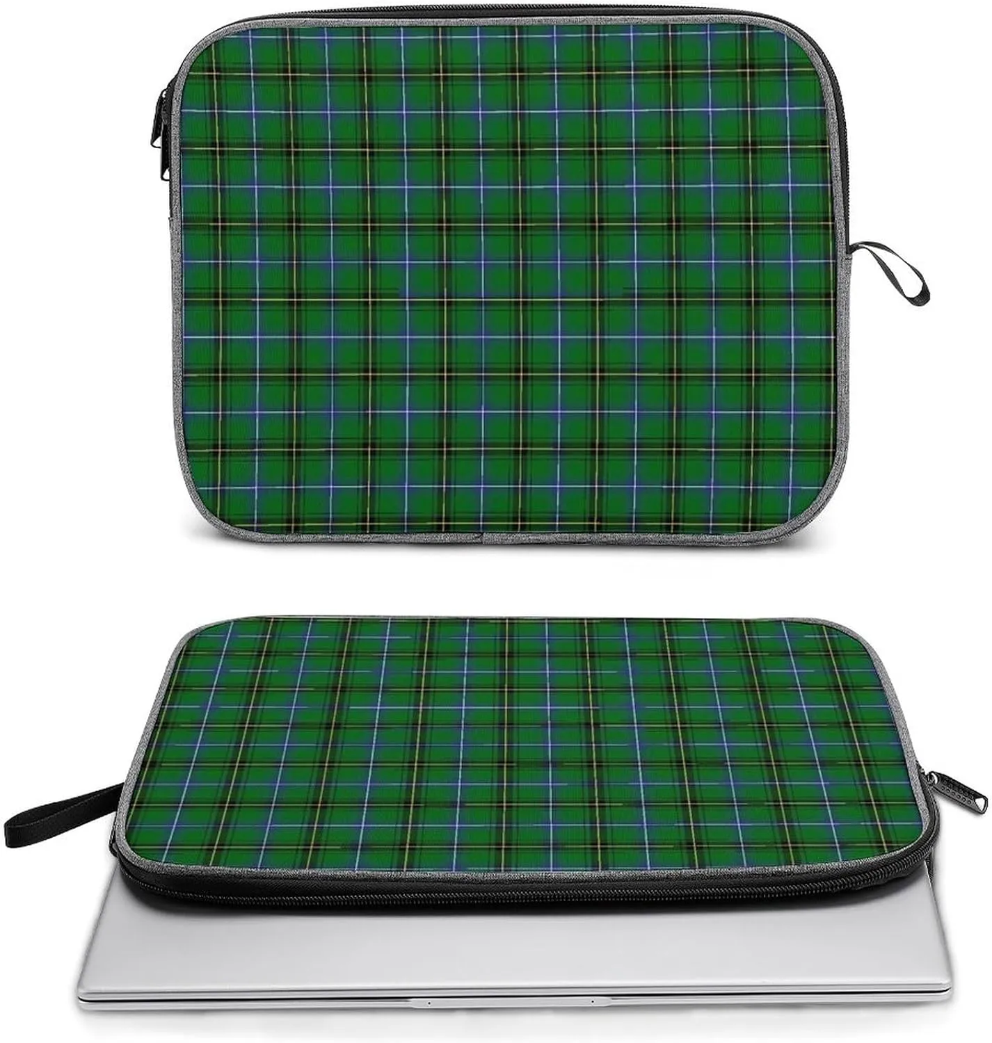Clan Rutherford Tartan Large Capacity Portable Laptop Case Unisex