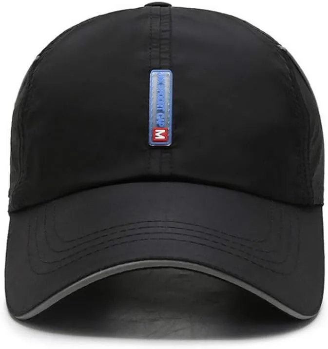CLAPE Quick Dry Sports Cap Summer UV Protection Mesh Running Hat Lightweight Waterproof Breathable Reflective Sun Visor Hats