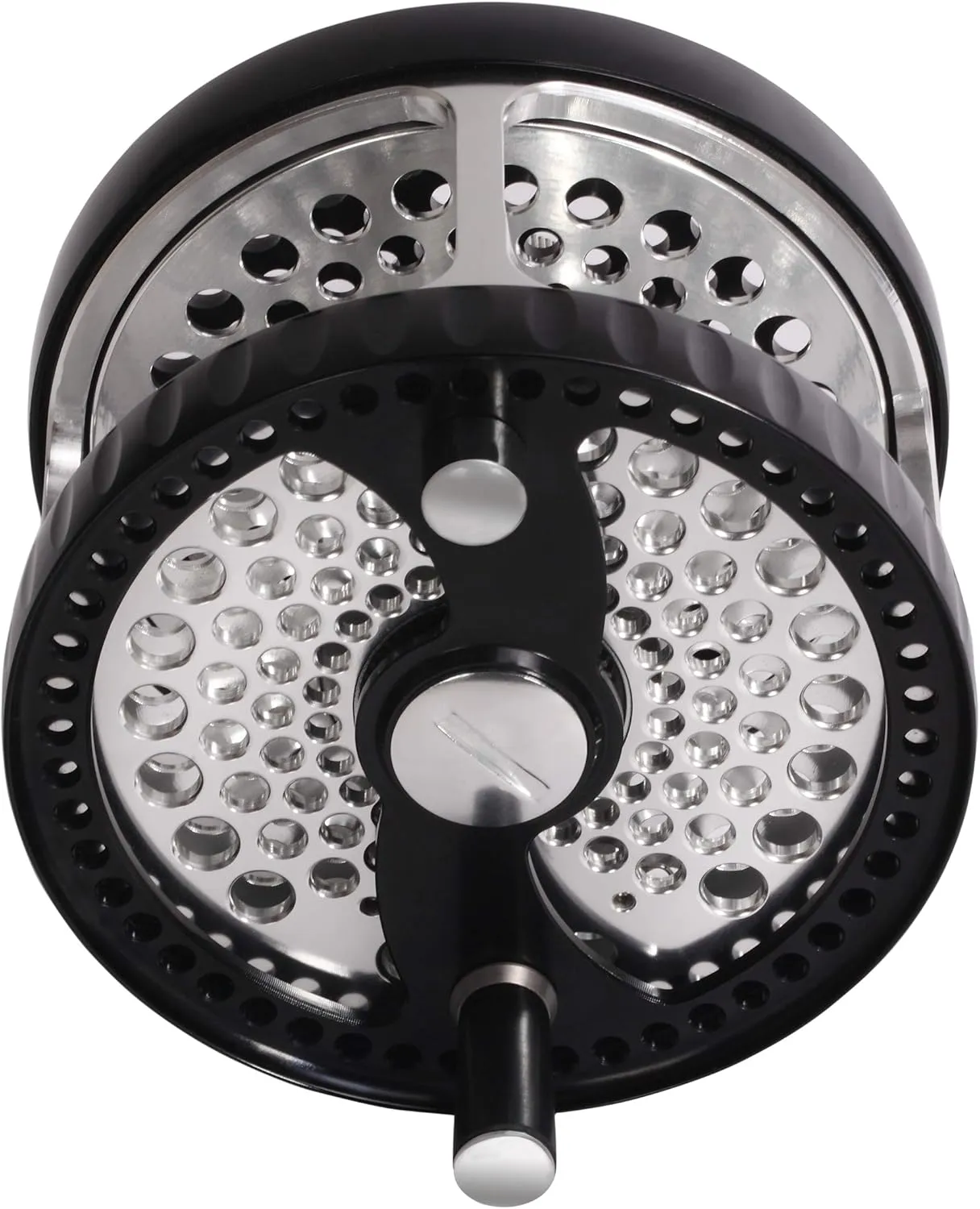 Classic Fly Reel 5-7wt 7-9wt Carbon Fiber Disc Drag Large Arbor Made of CNC Machined Aluminum Alloy for Freshwater Saltwater Fly Fishing
