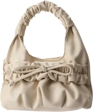 Cloud Bag Top Handbag for Women PU Leather Clutch Purses Bow Underarm Bag Shoulder Bag Cute Crossbody Bags