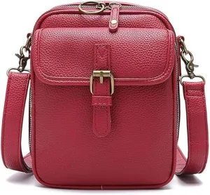 Collaboraten1 Crossbody Leather Bag, 2025 New Urvashi Crossbody Leather Bag, Anti-Theft Retro Design, Large Capacity