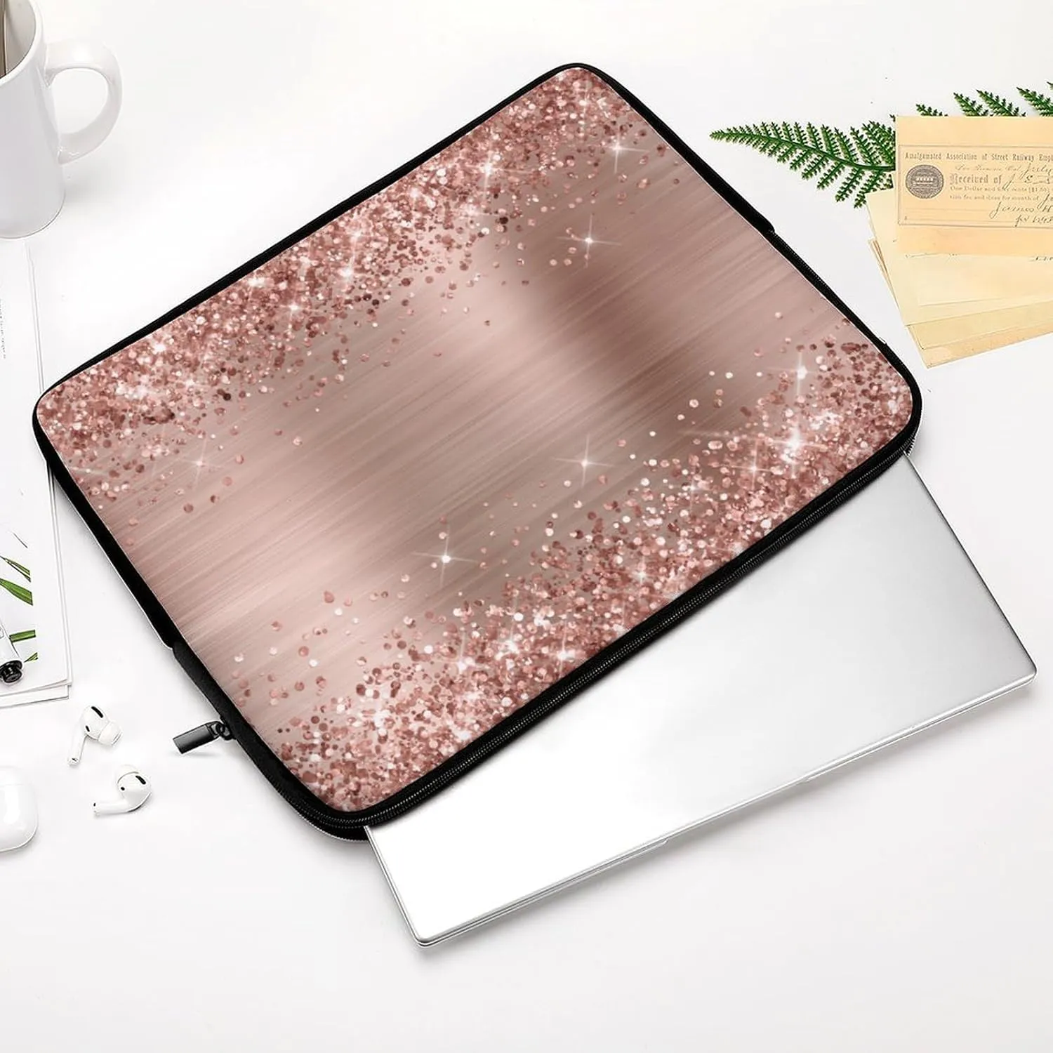 Colorful Moroccan Tile Laptop Bag Without Handheld, Large Capacity, Lightweight And Convenient