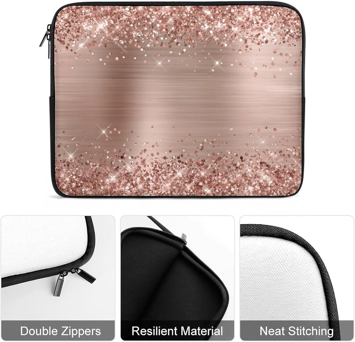 Colorful Moroccan Tile Laptop Bag Without Handheld, Large Capacity, Lightweight And Convenient