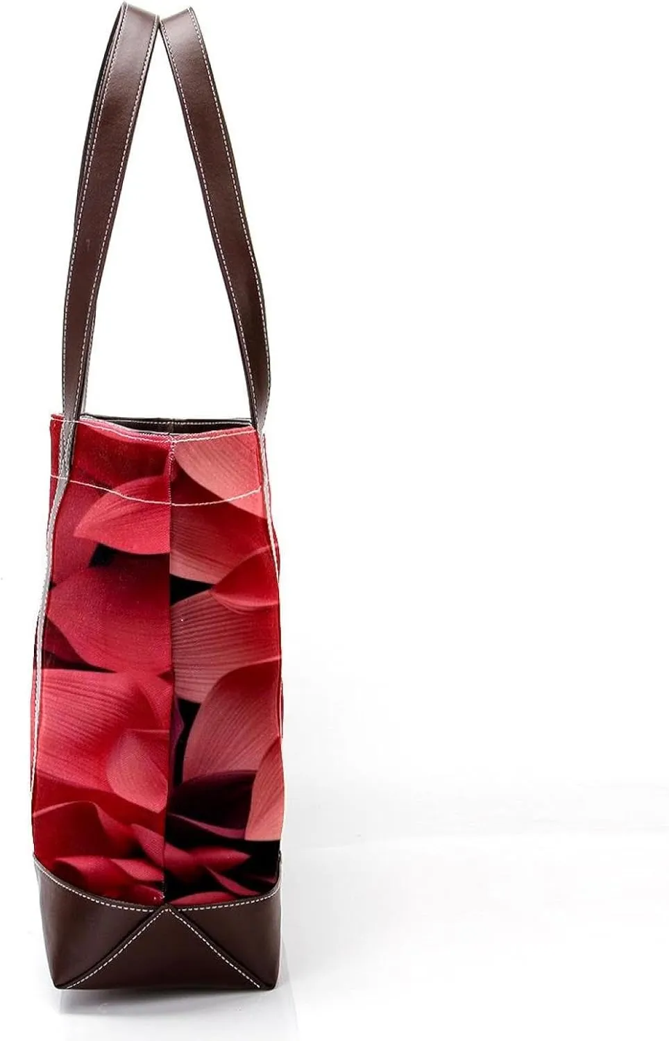 Colorful Petal Flowers-1002 Shoulder Purses for Women Large Soft Washed Leather Purses and Durable Handbags