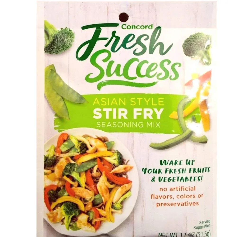 Concord Stir Fry Mix, 1.5-Ounce Pouches (Pack of 9)