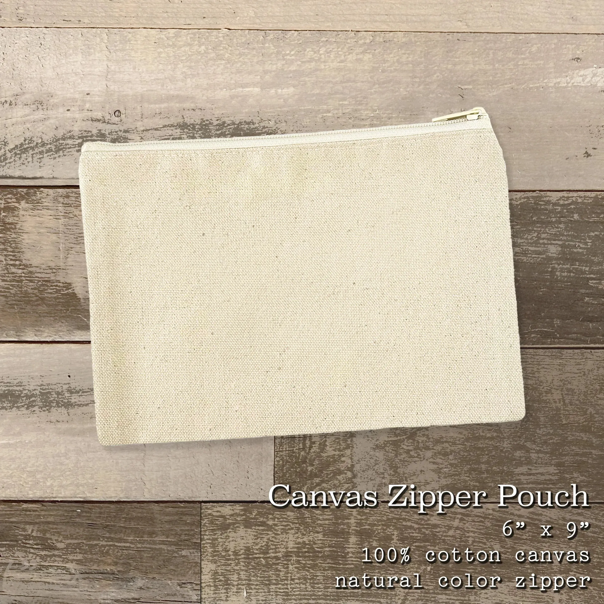 Cottage Shore - Locals Only - Canvas Zipper Pouch