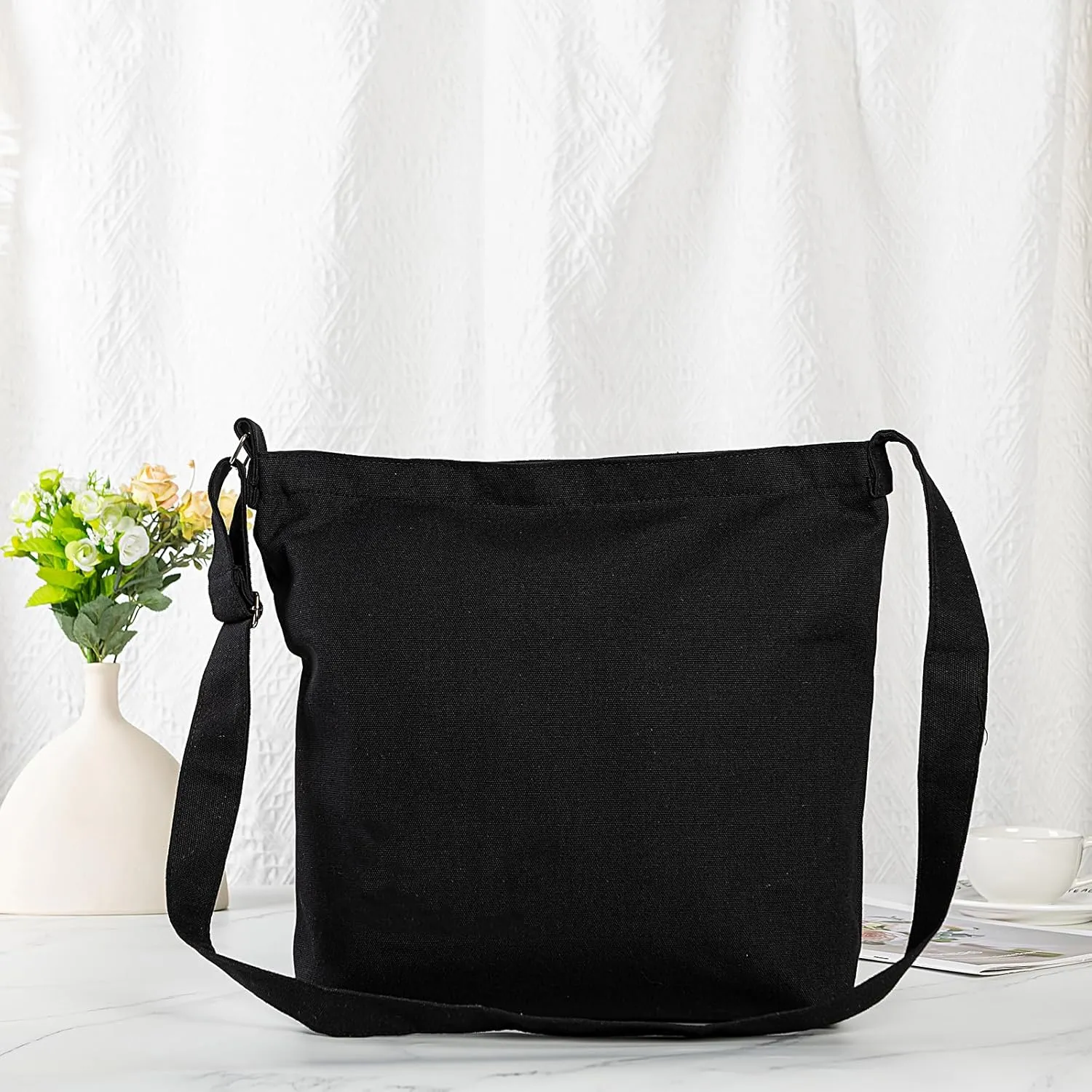 Covelin Women's Large Canvas Shoulder Bag Hobo Tote Handbag Casual Purse