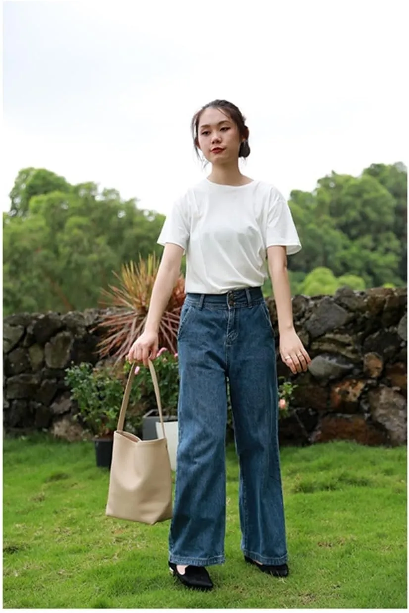Cowhide Bucket Bag Large Capacity One Shoulder Genuine Leather Tote Bag Crossbody Bag Handbag(02)
