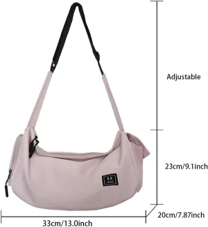 Crossbody Backpack for Men Women, Large Capacity Sports and Fitness Storage Shoulder Bag,Shoulder Adjustable
